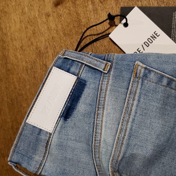 Re/Done Mid Rise Crop Stretch Jean Size 23 - Picture 2 of 8